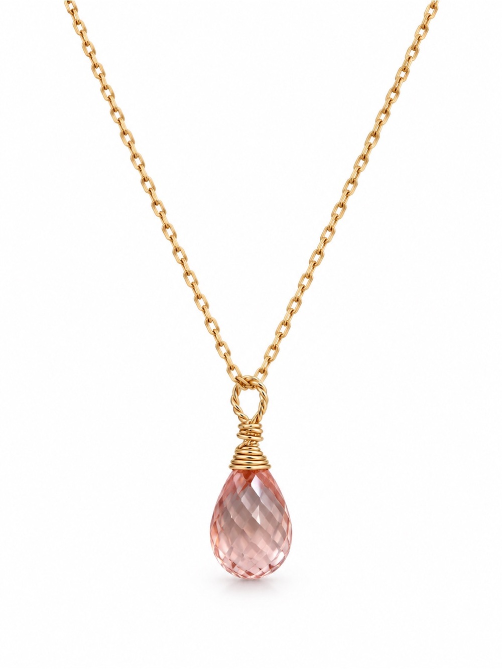 AWN60 Padparadsha Sapphire Necklace